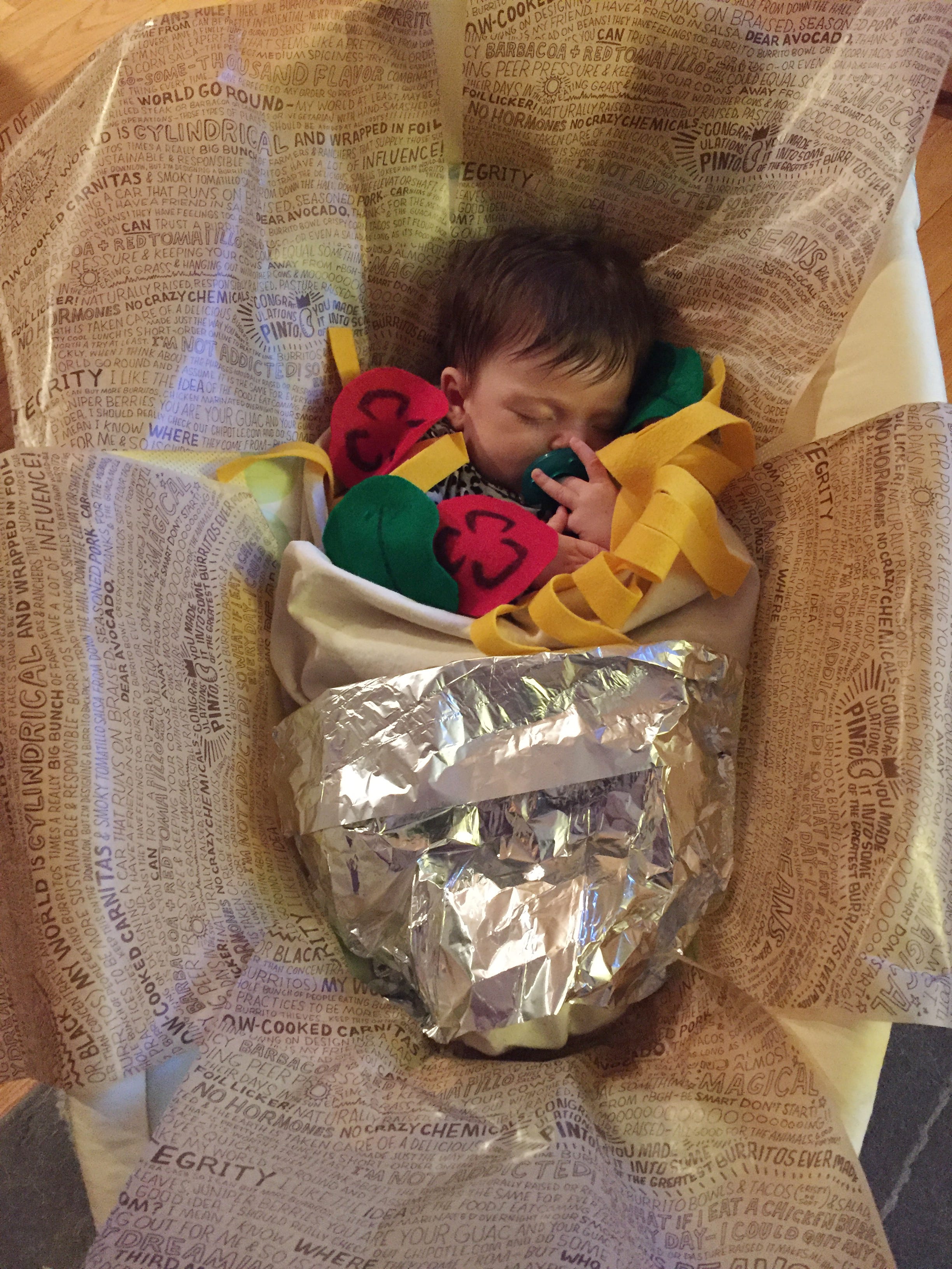 newborn burrito costume